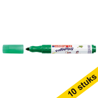 Aanbieding: 10x Edding 14 Funtastics viltstift groen (3 mm rond)