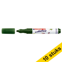 Aanbieding: 10x Edding 14 Funtastics viltstift olijfgroen (3 mm rond) 239677