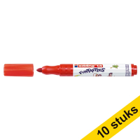 Aanbieding: 10x Edding 14 Funtastics viltstift rood (3 mm rond)