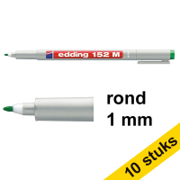 Aanbieding: 10x Edding 152M OHP marker groen (1 mm rond)