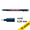 Aanbieding: 10x Edding 1800 profipen rood (0,25 mm) 239735 - 1