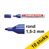 Aanbieding: 10x Edding 3000 permanent marker blauw (1,5 - 3 mm rond) 240603 - 1