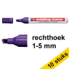 Aanbieding: 10x Edding 3300 permanent marker violet (1 - 5 mm schuin) 239763 - 1