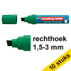Aanbieding: 10x Edding 388 flipchart marker groen (4 - 12 mm schuin) 239774 - 1