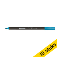 Aanbieding: 10x Edding 4200 porselein-penseelstift lichtblauw (1 - 4 mm penseelpunt)