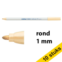 Aanbieding: 10x Edding 4600 textielmarker lichtoranje (1 mm rond)