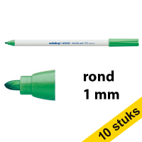 Aanbieding: 10x Edding 4600 textielmarker vaalgroen (1 mm rond)