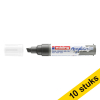 Aanbieding: 10x Edding 5000 acrylmarker antraciet (5 - 10 mm schuin) 240250 - 1