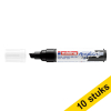 Aanbieding: 10x Edding 5000 acrylmarker diep zwart (5 - 10 mm schuin) 240234 - 1