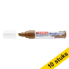 Aanbieding: 10x Edding 5000 acrylmarker hazelnoot (5 - 10 mm schuin) 240246 - 1