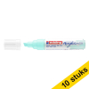 Aanbieding: 10x Edding 5000 acrylmarker pastelblauw (5 - 10 mm schuin) 240244 - 1