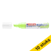 Aanbieding: 10x Edding 5000 acrylmarker pastelgroen (5 - 10 mm schuin) 240245 - 1