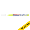 Aanbieding: 10x Edding 5100 acrylmarker neongeel (2 - 3 mm rond) 240256 - 1