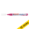 Aanbieding: 10x Edding 5100 acrylmarker telemagenta (2 - 3 mm rond) 240267 - 1