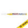 Aanbieding: 10x Edding 5100 acrylmarker verkeersgeel (2 - 3 mm rond) 240264 - 1