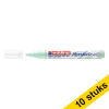 Aanbieding: 10x Edding 5100 acrylmarker zacht mint (2 - 3 mm rond) 240278 - 1