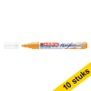 Aanbieding: 10x Edding 5100 acrylmarker zonnegeel (2 - 3 mm rond) 240265 - 1