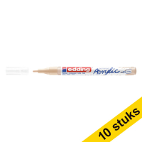 Aanbieding: 10x Edding 5300 acrylmarker warm beige (1 - 2 mm rond)