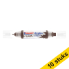 Aanbieding: 10x Edding 5400 acryl 3D double liner chocoladebruin (2  - 3 / 5 - 10 mm) 240312 - 1