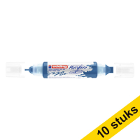 Aanbieding: 10x Edding 5400 acryl 3D double liner gentiaanblauw (2  - 3 / 5 - 10 mm)