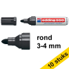 Aanbieding: 10x Edding 550 permanent marker zwart (3 - 4 mm rond) 239504 - 1