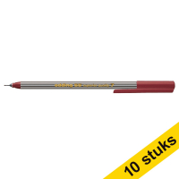 Aanbieding: 10x Edding 55 fineliner bruin