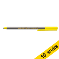 Edding Aanbieding: 10x Edding 55 fineliner geel  239878