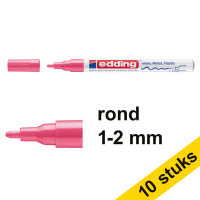 Aanbieding: 10x Edding 751 glanslakmarker roze (1 - 2 mm rond)