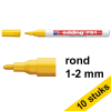 Aanbieding: 10x Edding 751 lakmarker geel (1 - 2 mm rond) 239461 - 1