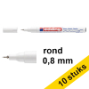 Aanbieding: 10x Edding 780 glanslakmarker wit (0,8 mm rond)