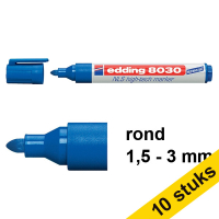 Aanbieding: 10x Edding 8030 NLS high-tech marker blauw (1,5 - 3 mm rond)