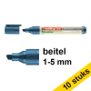 Aanbieding: 10x Edding EcoLine 29 whiteboard marker blauw (1 - 5 mm schuin) 240373 - 1