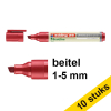 Aanbieding: 10x Edding EcoLine 29 whiteboard marker rood (1 - 5 mm schuin) 240372 - 1