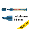 Aanbieding: 10x Edding EcoLine 32 flipchart marker blauw (1 - 5 mm schuin) 240381 - 1