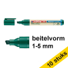 Aanbieding: 10x Edding EcoLine 32 flipchart marker groen (1 - 5 mm schuin) 240382 - 1