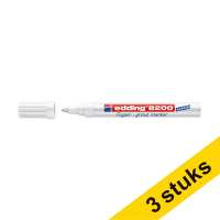Aanbieding: 3x Edding 8200 voegenmarker wit (2 - 4 mm rond) 239917