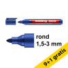 Aanbieding: Edding 300 permanent marker blauw (1,5 - 3 mm rond)
