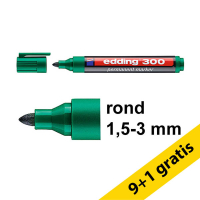 Aanbieding: Edding 300 permanent marker groen (1,5 - 3 mm rond) 248685