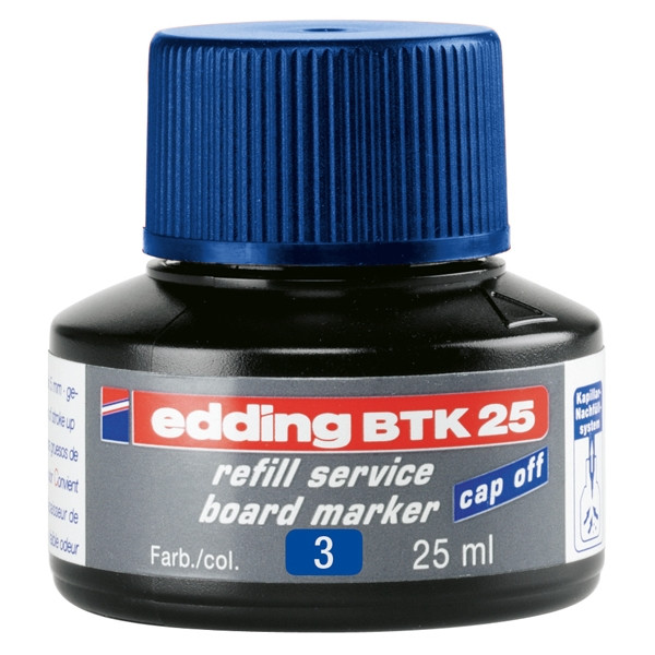 Edding BTK 25 navulinkt blauw (25 ml) 4-BTK25003 200564 - 1