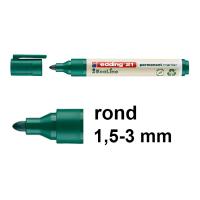 Edding EcoLine 21 permanente marker groen (1,5 - 3 mm rond) 4-21004 240333