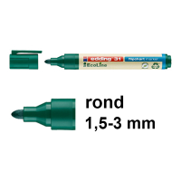 Edding EcoLine 31 flipchart marker groen (1,5 - 3 mm rond) 4-31004 240358