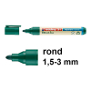 Edding EcoLine 31 flipchart marker groen (1,5 - 3 mm rond) 4-31004 240358 - 1
