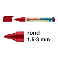 Edding EcoLine 31 flipchart marker rood (1,5 - 3 mm rond) 4-31002 240356