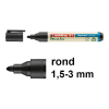 Edding EcoLine 31 flipchart marker zwart (1,5 - 3 mm rond)