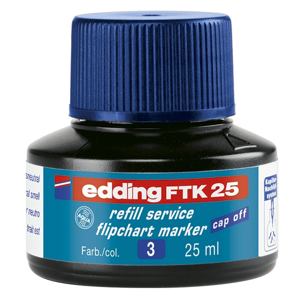 Edding FTK 25 navulinkt blauw 4-FTK25003 200956 - 1