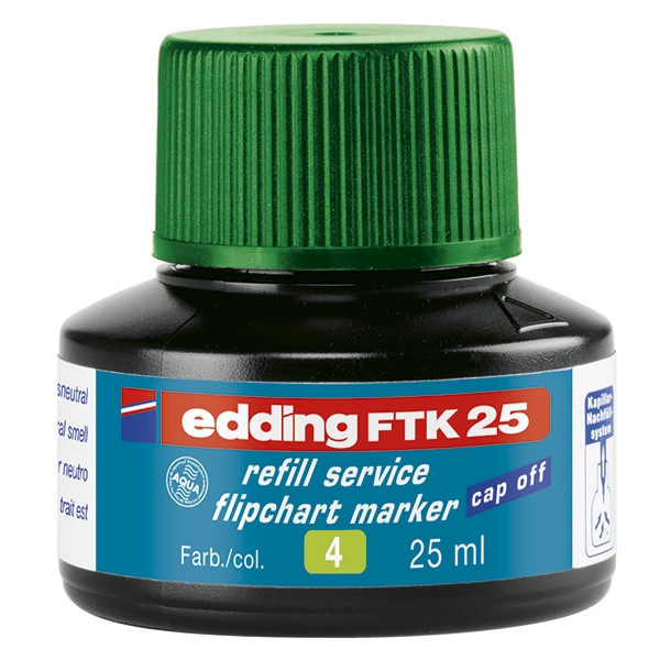 Edding FTK 25 navulinkt groen 4-FTK25004 200957 - 1