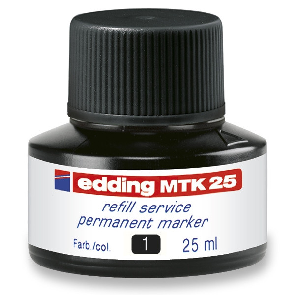 Edding MTK 25 navulinkt zwart (25 ml) 4-MTK25001 200930 - 1