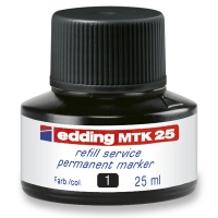 Edding MTK 25 navulinkt zwart (25 ml) 4-MTK25001 200930