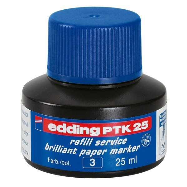 Edding PTK 25 navulinkt blauw 4-PTK25003 239223 - 1