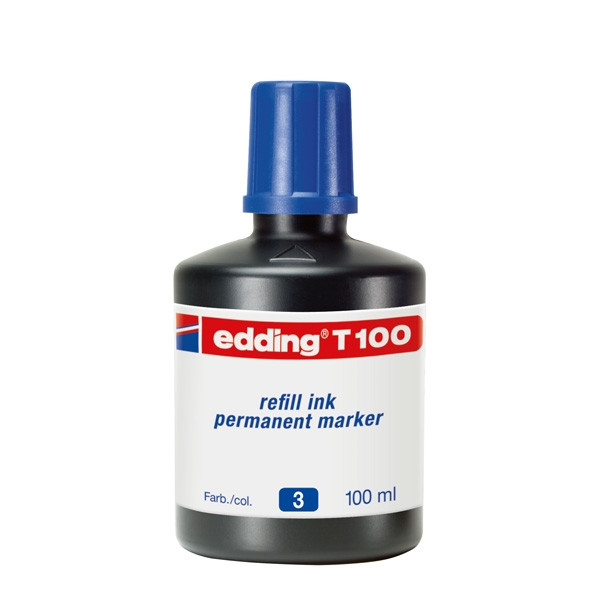 Edding T100 navulinkt blauw (100 ml) 4-T100003 200556 - 1